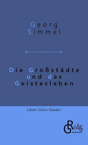 Seller image for Die Grostdte und das Geistesleben for sale by Smartbuy