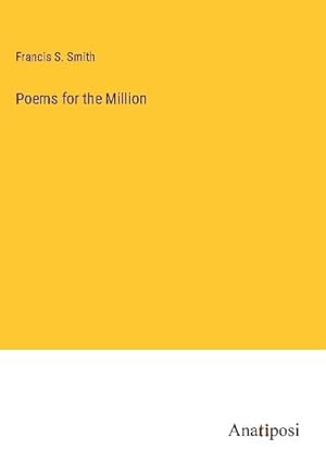 Seller image for Poems for the Million for sale by AHA-BUCH GmbH