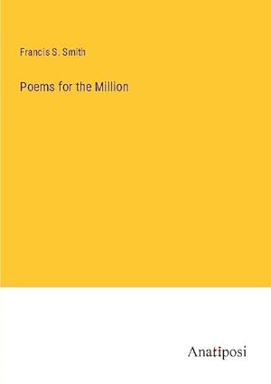 Seller image for Poems for the Million for sale by AHA-BUCH GmbH