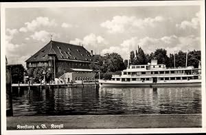 Bild des Verkufers fr Ansichtskarte / Postkarte Konstanz am Bodensee, Konzil, Schiff zum Verkauf von akpool GmbH