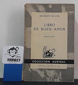 Image du vendeur pour Libro de Buen Amor mis en vente par MONKEY LIBROS