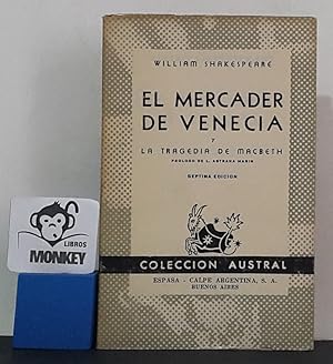 Seller image for El mercader de Venecia. La tragedia de Macbeth for sale by MONKEY LIBROS