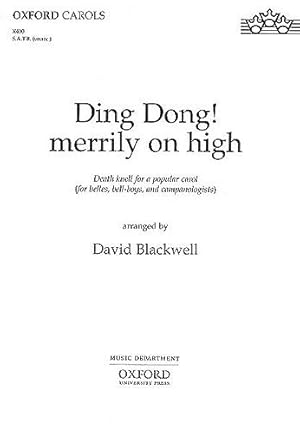 Imagen del vendedor de Ding dong merrily on high: Vocal score a la venta por WeBuyBooks