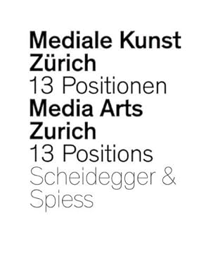 Seller image for Mediale Kunst Zrich, m. DVD-ROM : 13 Positionen aus dem Studienbereich Neue Medien. Hrsg. d. Departement Kunst & Medien der Zrcher Hochschule der Knste. Jahrbuch 3. Dtsch.-Engl. for sale by AHA-BUCH GmbH
