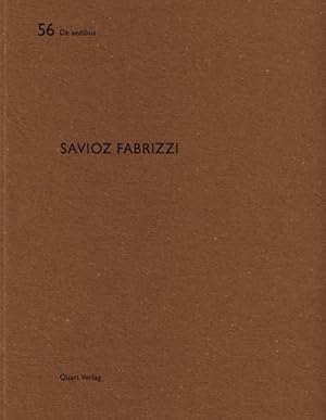 Image du vendeur pour Savioz Fabrizzi : Frz/dt, De aedibus 55 mis en vente par AHA-BUCH GmbH