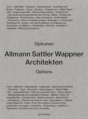 Seller image for Allmann Sattler Wappner Architekten : Optionen / Options for sale by AHA-BUCH GmbH