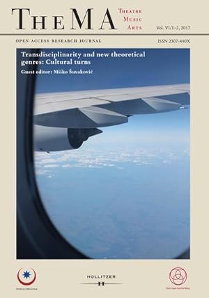 Bild des Verkufers fr Transdisciplinarity and new theoretical genres: Cultural turns : TheMA - Open Access Research Journal for Theatre, Music, Arts. Vol VI/1-2, 2017 zum Verkauf von AHA-BUCH GmbH