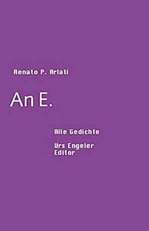 Imagen del vendedor de An E. : Alle Gedichte a la venta por AHA-BUCH GmbH