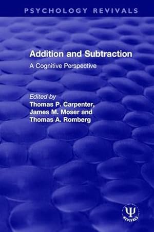 Seller image for Addition and Subtraction : A Cognitive Perspective for sale by AHA-BUCH GmbH