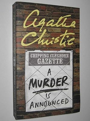 Imagen del vendedor de A Murder Is Announced - Miss Marple Series #4 a la venta por Manyhills Books