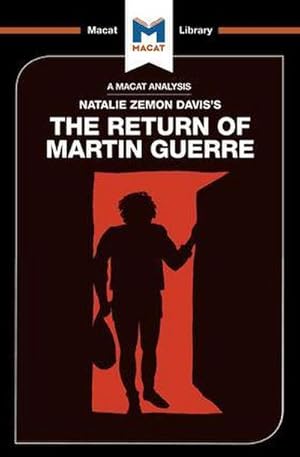 Bild des Verkufers fr An Analysis of Natalie Zemon Davis's The Return of Martin Guerre zum Verkauf von Smartbuy