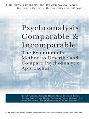 Imagen del vendedor de Psychoanalysis Comparable and Incomparable : The Evolution of a Method to Describe and Compare Psychoanalytic Approaches a la venta por GreatBookPricesUK