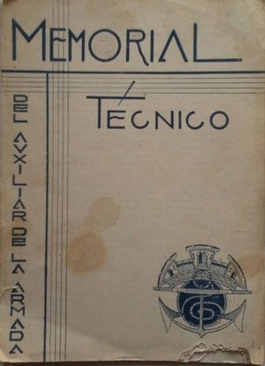 MEMORIAL TÉCNICO DEL AUXILIAR DE LA ARMADA - AÑO II Nº 6 ABRIL DE 1935