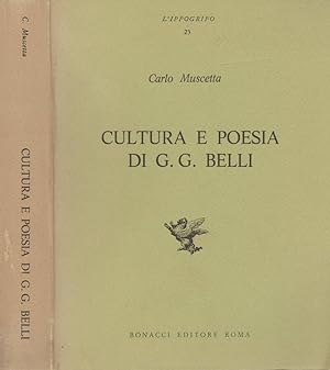 Bild des Verkufers fr Cultura e poesia di G.G. Belli zum Verkauf von Biblioteca di Babele