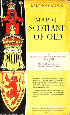 Bild des Verkufers fr Bartholomews Map of Scotland Of Old zum Verkauf von WeBuyBooks