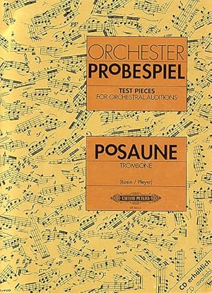 Imagen del vendedor de Repertorio Orquestal - Orchester Probenspiel (Test Pieces) para Trombon y Trombon Bajo (Libro) (Spach) a la venta por Mega Music