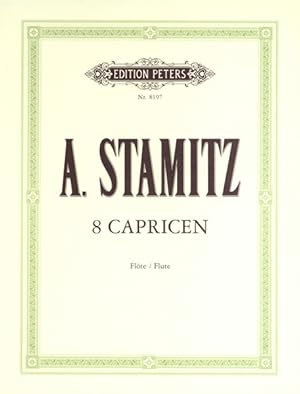 Bild des Verk�ufers f�r STAMITZ A. - Caprichos (8) para Flauta (Lebermann) zum Verkauf von Mega Music