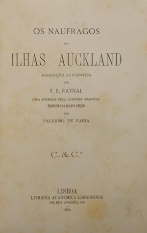 Bild des Verkufers fr OS NAUFRAGOS DAS ILHAS AUCKLAND. zum Verkauf von Livraria Castro e Silva