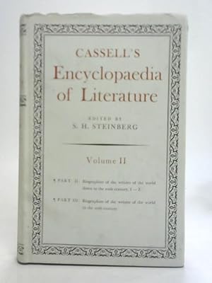 Bild des Verkufers fr Cassell's Encyclopaedia of Literature Vol II zum Verkauf von World of Rare Books