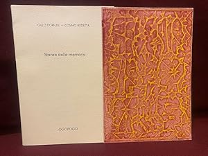 Seller image for Stanze della memoria. for sale by Libreria Antiquaria di Porta Venezia