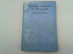 Immagine del venditore per JUSTICE AND POLICE IN ENGLAND venduto da Goldstone Rare Books