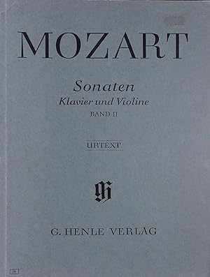 Mozart: Sonaten fur Klavier und Violine Band II (Sonatas for piano and violin Part II)