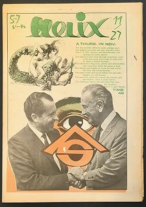 Helix Vol. V No. 7 November 27, 1968: A Thursday in November LBJ-Nixon-Safeco Eye cover. Crowley ...