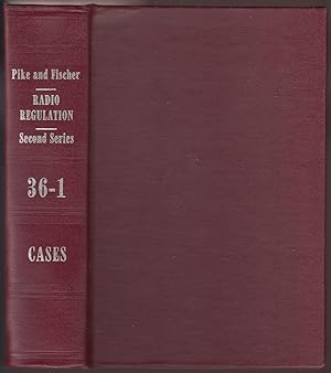 Pike & Fisher Radio Regulation Second Series Cases - 36 RR 2nd 2 Volume Set 36-1 & 36-2