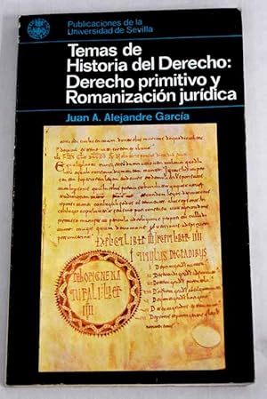 Temas de historia del derecho