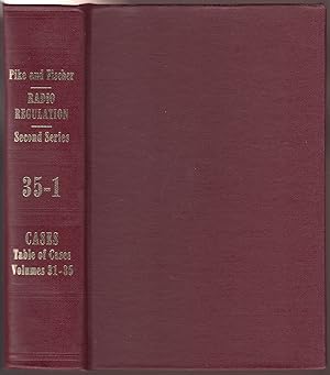 Pike & Fisher Radio Regulation Second Series Cases - 35 RR 2nd 2 Volume Set 35-1 & 35-2