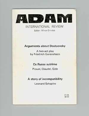 Adam International Review Volume 43, Nos 437 - 439 (all in one issue) Containing a Play "Argument...