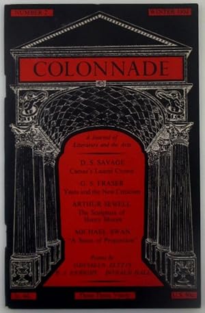 Bild des Verkufers fr Colonnade. Volume 1, Number 2. Winter 1952 zum Verkauf von Mare Booksellers ABAA, IOBA
