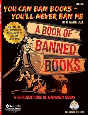 Imagen del vendedor de Book of Banned Books including Banned Songs a la venta por ColoringBook.com | Really Big Coloring Books, Inc.