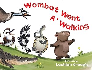 Bild des Verkufers fr Wombat Went A' Walking [Board book] zum Verkauf von Reliant Bookstore