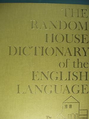 Bild des Verkufers fr The Random House Dictionary of the English Language zum Verkauf von PB&J Book Shop