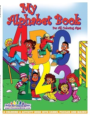 Seller image for ABC-123 Coloring Book 8.5 x 11 for sale by ColoringBook.com | Really Big Coloring Books, Inc.