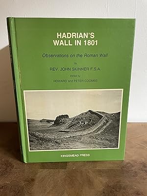Seller image for Hadrian's Wall in 1801: Observations on the Roman Wall FIRST EDITION, FIRST PRINTING for sale by M&K Reeders