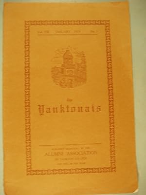 Seller image for The Yanktonais Vol. VIII January, 1923 No. 3 for sale by PB&J Book Shop