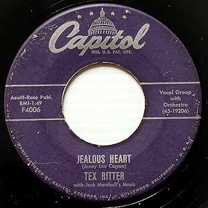 Seller image for Jealous Heart / Burning Sand [7" 45 rpm Single] for sale by Kayleighbug Books, IOBA