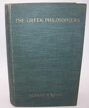 Image du vendeur pour The Greek Philosophers mis en vente par Easy Chair Books