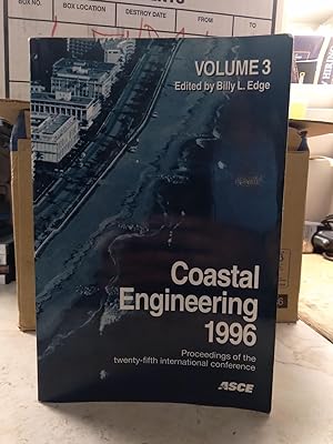 Coastal Engineering 1996: Proceedings of the Twenty-Fifth International Conference, September 2-6...