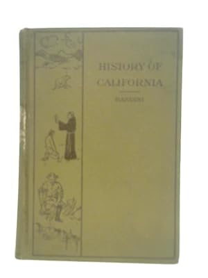 Image du vendeur pour History of California mis en vente par World of Rare Books