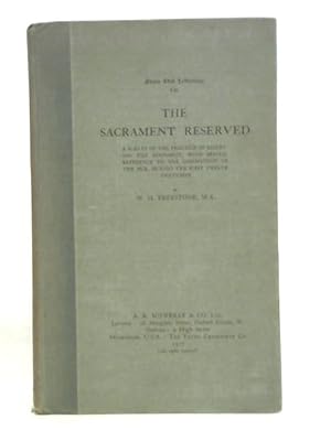 Imagen del vendedor de Sacrament Reserved: a la venta por World of Rare Books