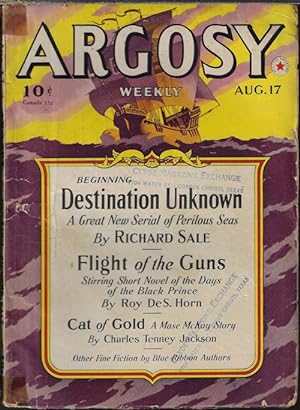 Image du vendeur pour ARGOSY Weekly: August, Aug. 17, 1940 mis en vente par Books from the Crypt