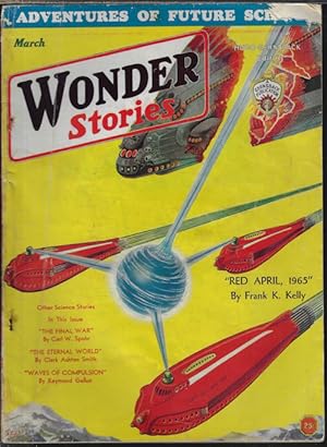 Image du vendeur pour WONDER Stories: March, Mar. 1932 ("The Time Stream") mis en vente par Books from the Crypt