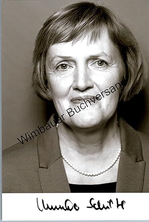 Bild des Verkufers fr Original Autogramm Ursula Schulte MdB SPD /// Autograph signiert signed signee zum Verkauf von Antiquariat im Kaiserviertel | Wimbauer Buchversand