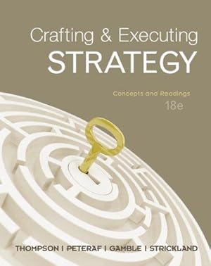 Bild des Verkufers fr Crafting & Executing Strategy: Concepts and Readings zum Verkauf von WeBuyBooks