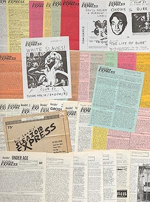 Seller image for [Archive]: 35 Issues of Sleazoid Express [with] Three Movie Handbills for sale by Between the Covers-Rare Books, Inc. ABAA