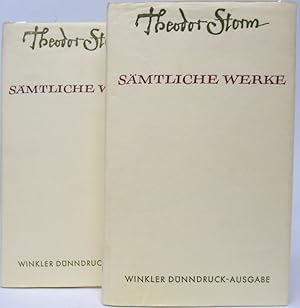 Sämtliche Werke in zwei Bänden. Nach dem Text der ersten Gesamtausgabe 1868/89. Mit einem Nachwor...