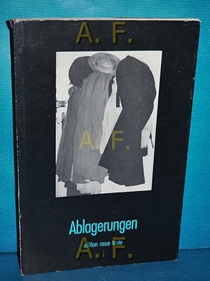Bild des Verkufers fr Ablagerungen. hrsg. von Elfriede Gerstl und Herbert J. Wimmer zum Verkauf von Antiquarische Fundgrube e.U.
